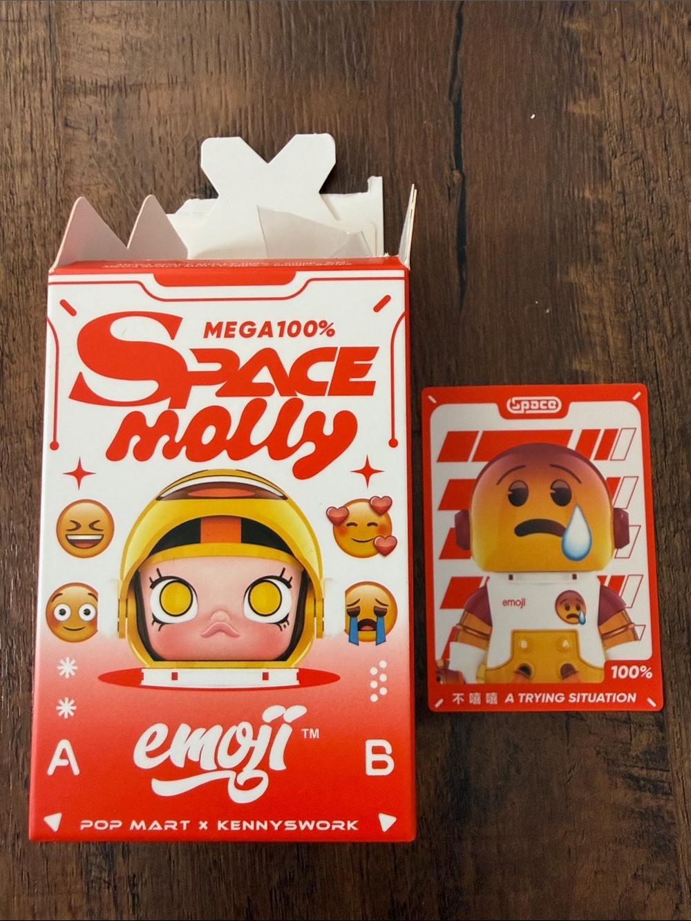 100% Space Molly Emoji - A Trying Situation